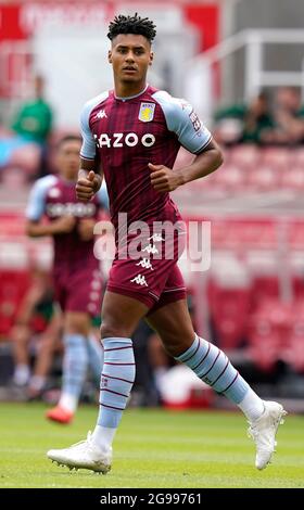 Stoke, Angleterre, le 24 juillet 2021. Ollie Watkins de Aston Villa pendant le match de pré-saison au stade Bet365, Stoke. Le crédit photo devrait se lire: Andrew Yates / Sportimage Banque D'Images