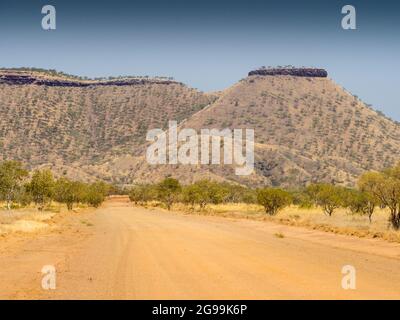 Mount House & Tablelands Road, chaîne des Wunaamin Miliwundi Ranges, Kimberley, Australie occidentale. Banque D'Images