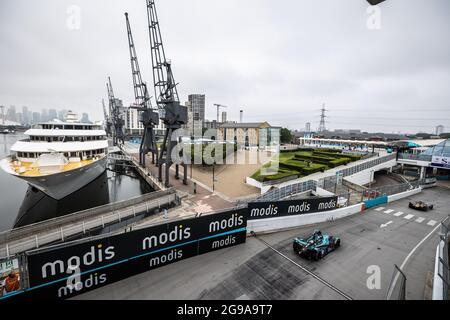 88 Blomqvist Tom (gbr), Nio 333 FE Team, Nio 333 FE 001, action pendant l'ePrix de Londres 2021, 7e réunion du Championnat du monde de Formule E 2020-21, sur Excel Londres du 24 au 25 juillet, à Londres, Royaume-Uni - photo Germain Hazard / DPPI Banque D'Images