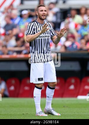 ROTTERDAM, PAYS-BAS - JUILLET 25: Jasmin Kurtic de PAOK Saloniki pendant le match Club friendly entre Feyenoord et PAOK Saloniki à de Kuip le 25 juillet 2021 à Rotterdam, pays-Bas (photo de Herman Dingler/Orange Pictures) crédit: Orange pics BV/Alay Live News crédit: Orange pics BV/Alay Live News Banque D'Images