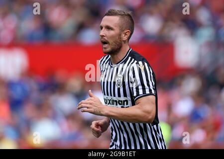 ROTTERDAM, PAYS-BAS - JUILLET 25: Jasmin Kurtic de PAOK Saloniki pendant le match Club friendly entre Feyenoord et PAOK Saloniki à de Kuip le 25 juillet 2021 à Rotterdam, pays-Bas (photo de Herman Dingler/Orange Pictures) crédit: Orange pics BV/Alay Live News Banque D'Images