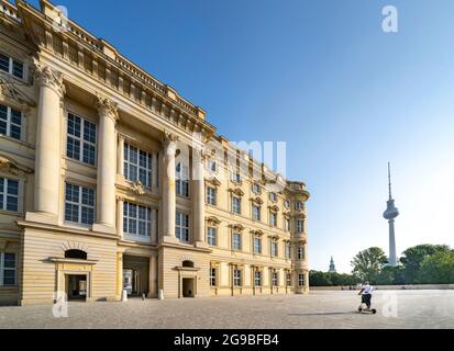 Humboldt-Forum, Berlin. Neubau Berliner Stadtschloss Banque D'Images