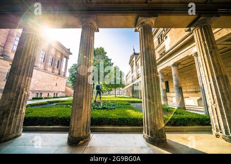 Neues Museum und Alte Nationalgalerie auf der Museumsinsel, Berlin Banque D'Images