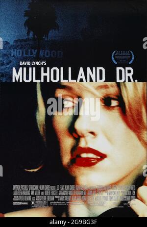 MULHOLLAND DRIVE (2001) -titre original: MULHOLLAND DR.-, réalisé par DAVID LYNCH. CREDIT: L'USINE D'IMAGES ASYMÉTRIQUE PRODUCTIONS/IMAGINE TELEVIS / ALBUM Banque D'Images