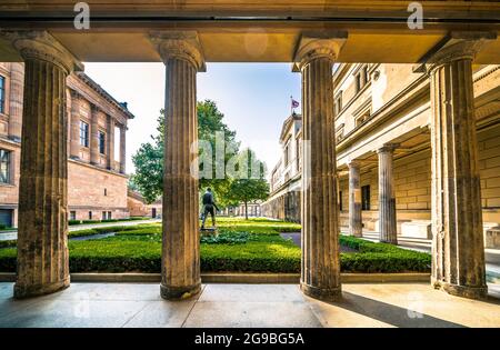 Neues Museum und Alte Nationalgalerie auf der Museumsinsel, Berlin Banque D'Images