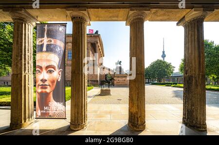 Neues Museum und Alte Nationalgalerie auf der Museumsinsel, Berlin Banque D'Images