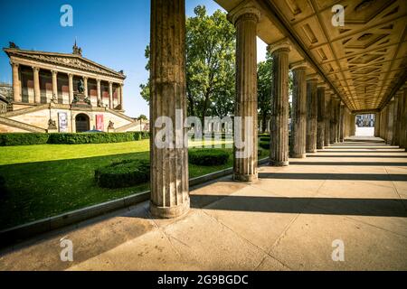 Neues Museum und Alte Nationalgalerie auf der Museumsinsel, Berlin Banque D'Images