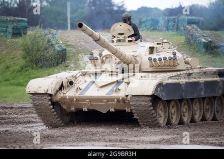 T72 Russian Tank, Bovington Tank Museum, Dorset, Angleterre. Banque D'Images