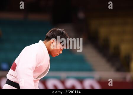 Tokyo, Japon. 25 juillet 2021. Hifumi Abe (JPN) Judo : finale hommes -66kg lors des Jeux Olympiques de Tokyo 2020 au Nippon Budokan à Tokyo, Japon . Credit: Jun Tsukida/AFLO/Alamy Live News Banque D'Images