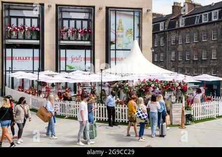 Quartier St James, espaces marketing, stands, boutiques en plein air Banque D'Images