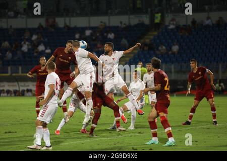 Frosinone, Italie. 25 juillet 2021. Au Stadio Benito Stirpe de Frosinone, ROMA bat Debreceni 5-2 dans un match amical. Dans cette photo: (Photo de Paolo Pizzi/Pacific Press) crédit: Pacific Press Media production Corp./Alay Live News Banque D'Images