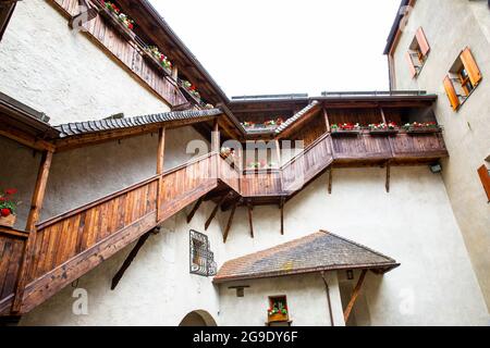 Schloss Lengberg, Nikosdorf, Drautal, Tirol, Österreich Banque D'Images