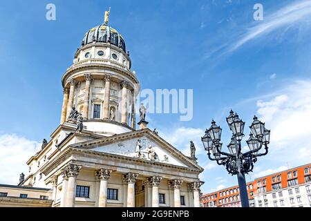 Berlin, Gendarmenmarkt:Cathédrale allemande;Deutscher Dom Banque D'Images