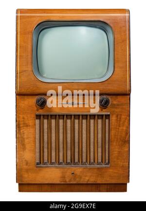 Broadcast, télévision, TV set, typ Nordmende Favorit, Allemagne, 1953, INFO-AUTORISATION-DROITS-SUPPLÉMENTAIRES-NON-DISPONIBLE Banque D'Images