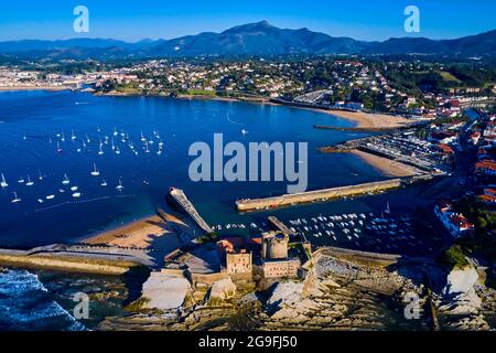 France, Pyrénées-Atlantiques (64), pays Basque, Ciboure, le fort de Socoa construit sous le règne de Louis XIII en 1636 Banque D'Images