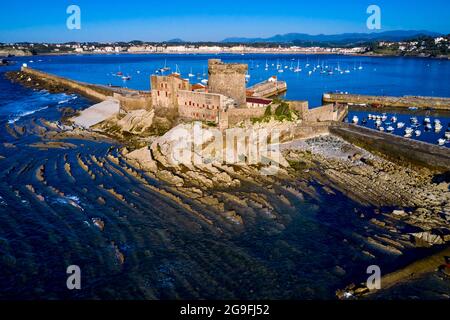 France, Pyrénées-Atlantiques (64), pays Basque, Ciboure, le fort de Socoa construit sous le règne de Louis XIII en 1636 Banque D'Images