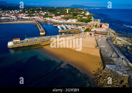 France, Pyrénées-Atlantiques (64), pays Basque, Ciboure, le fort de Socoa construit sous le règne de Louis XIII en 1636 Banque D'Images