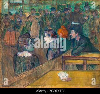 Henri de Toulouse-Lautrec, Moulin de la Galette, peinture, 1889 Banque D'Images