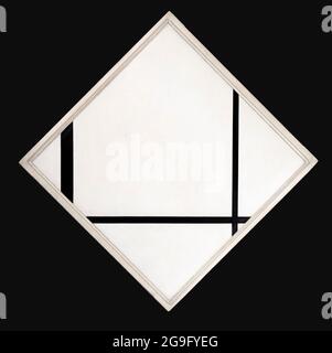 Piet Mondrian (Piet Mondriaan), Fox Trot A, peinture abstraite, 1930 Banque D'Images