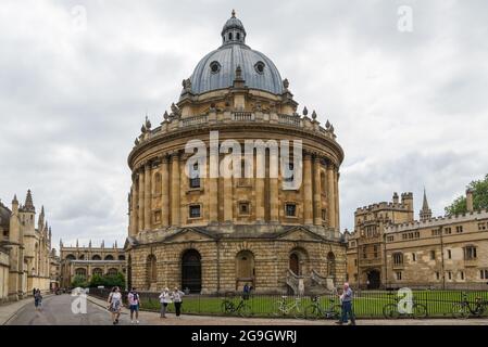 La caméra Radcliffe, qui abrite la bibliothèque scientifique Radcliffe. Oxford, Angleterre, Royaume-Uni Banque D'Images