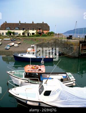 Porlock Weir, Porlock, Somerset. Banque D'Images