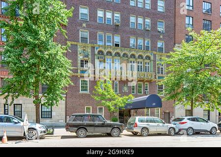 39 Fifth Avenue est un immeuble d'appartements de renom conçu par Emery Roth dans Greenwich Village. Banque D'Images