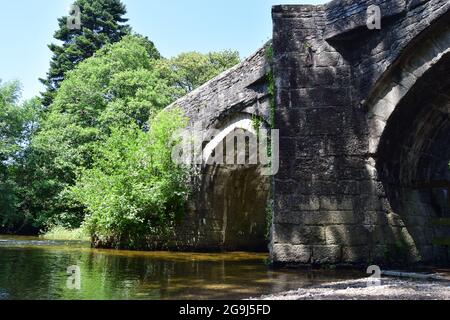 Rivière Fowey, Lanhydrock, 160721 Banque D'Images