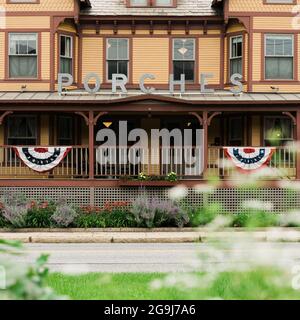 The Porches Inn at MASS MoCA, à North Adams, Massachusetts Banque D'Images