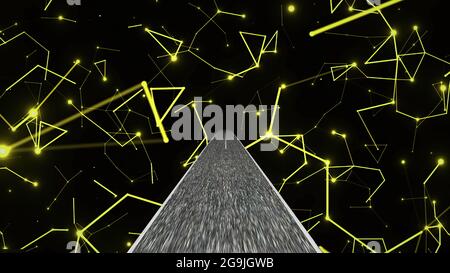 Faire le passage du monde de la science et de l'ingénierie de la technologie Banque D'Images