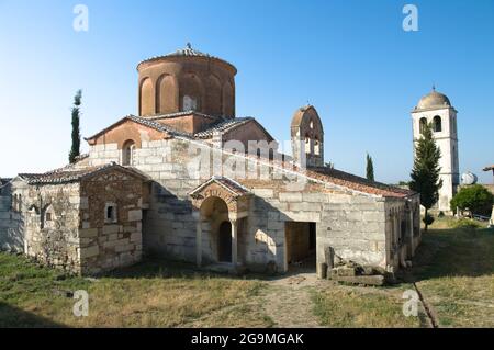 Église Sainte Marie dans le monastère-musée d'Apollonia, Albanie Banque D'Images