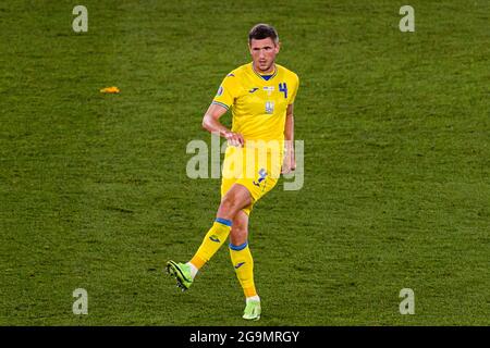 Rome, Italie - 03 juillet : Sergii Kryvtsov de l'Ukraine en action lors du Championnat d'UEFA Euro 2020 quart de finale entre l'Ukraine et l'Angleterre à Banque D'Images