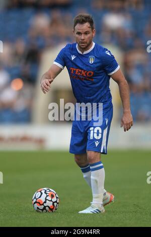 Alan Judge of Colchester United - Colchester United contre Tottenham Hotspur, pré-saison amicale, JobServe Community Stadium, Colchester, Royaume-Uni - 21 juillet 2021 Banque D'Images