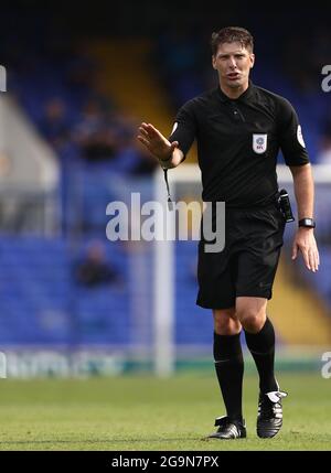 Arbitre, Neil Hair - Ipswich Town v Crystal Palace, Pre-Season friendly, Portman Road, Ipswich, Royaume-Uni - 24 juillet 2021 usage éditorial uniquement - restrictions DataCo applicables Banque D'Images