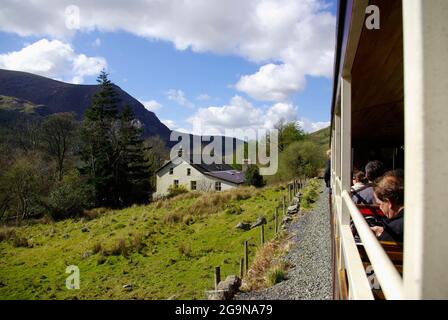 Chemin de fer à voie étroite Welsh Highland, Banque D'Images