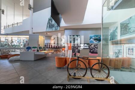 Sanctuaire de notre-Dame du Ghisallo, cyclistes patron, Lac de Côme, Lombardie, Italie, Europe Banque D'Images