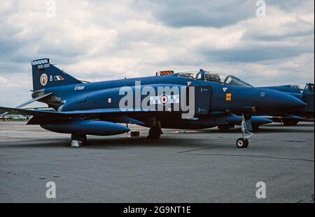 McDonnell Douglas F-4 Phantom FGR 2, numéro de série XT899, de la British Royal Air Force. Photo prise au Fairford Airshow en juillet 1991. Banque D'Images