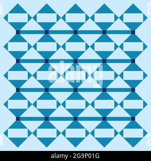 motif de boîte vectorielle bleu. illustration abstraite avec motif de boîte. le motif peut être utilisé pour l'arrière-plan, le web, etc Illustration de Vecteur