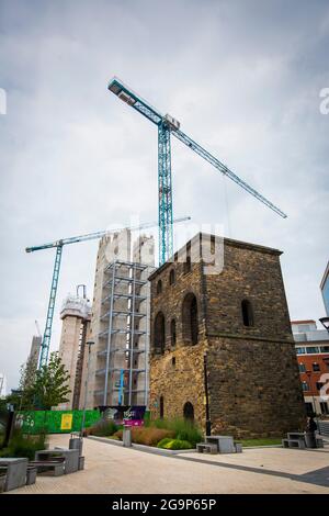 Tower Square, Leeds, West Yorkshire, Royaume-Uni Banque D'Images