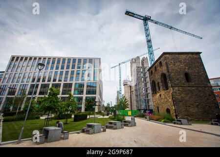 Tower Square, Leeds, West Yorkshire, Royaume-Uni Banque D'Images