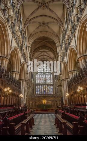 Beverley Minster dans East Yorkshire, Royaume-Uni Banque D'Images