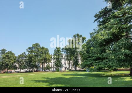 Pump Room Gardens Royal Leamington Spa Banque D'Images