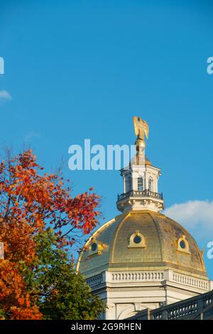 State House Capitol Dome, Concord, New Hampshire, États-Unis Banque D'Images