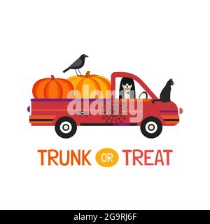 Un petit cadeau ou un petit cadeau pour Halloween Illustration de Vecteur