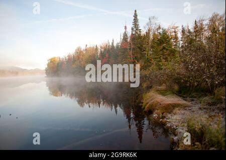 Androscoggin River, Milan, New Hampshire, États-Unis Banque D'Images