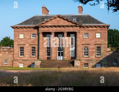 Paxton House est une maison historique à Paxton, dans le Berwickshire, aux frontières écossaises, à quelques kilomètres au sud-ouest de Berwick-upon-Tweed, surplombant la rivière Banque D'Images