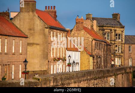 The Quay Walls, Berwick upon Tweed, Northumberland, Angleterre, Royaume-Uni Banque D'Images