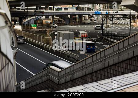 Routes à Tokyo, Japon Banque D'Images