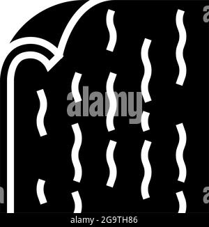 illustration vectorielle d'icône de glyphe de sol de linoléum Illustration de Vecteur