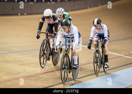 Elizabeth (Lizzy) Winton, Scottish National Track Cycling Championships 2019, Sir Chris Hoy Velodrome Banque D'Images