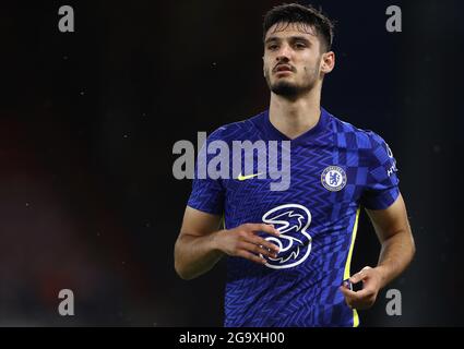 Bournemouth, Angleterre, 27 juillet 2021. Armando Broja de Chelsea pendant le match d'avant-saison au stade Vitality, à Bournemouth. Le crédit photo devrait se lire: Paul Terry / Sportimage Banque D'Images